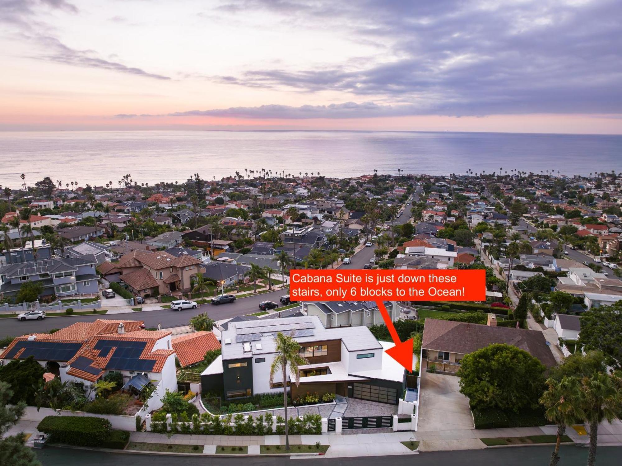 Contemporary Ocean Sunset Views With Firepit Pt Loma Close To Plnu San Diego Eksteriør bilde